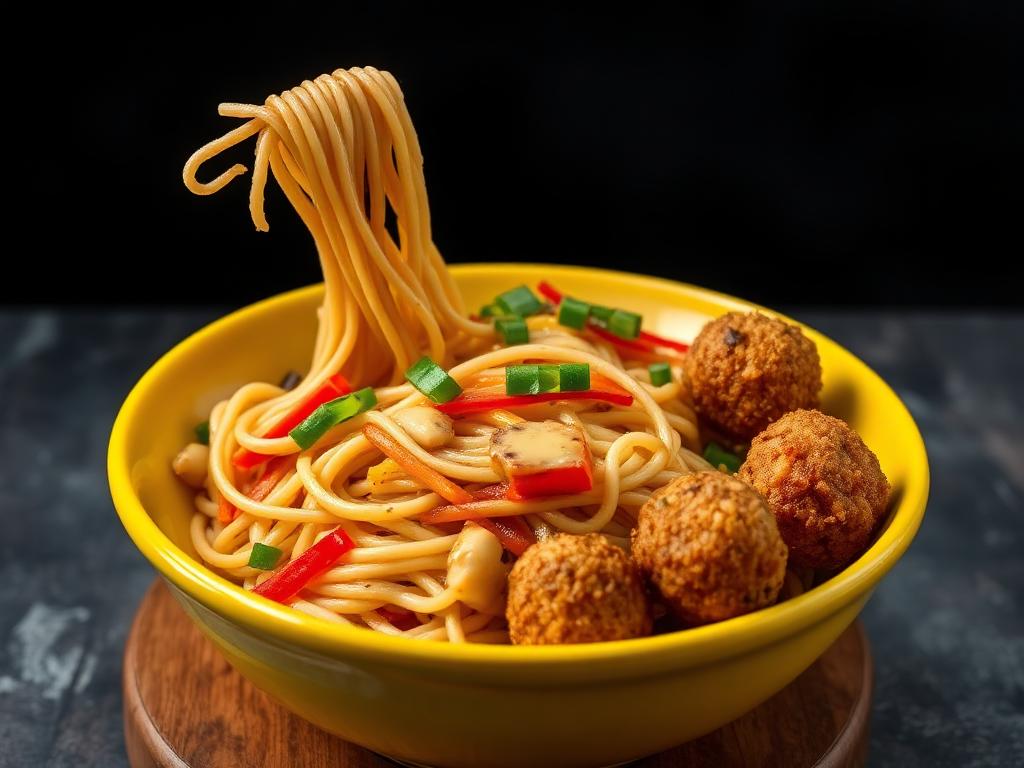 Chilli garlic noodles